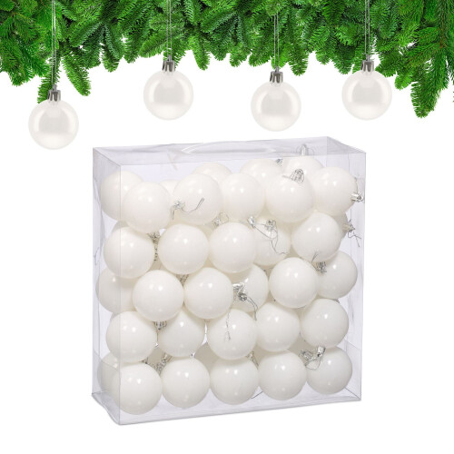 Ensemble de 50 boules de Noël brillantes 1