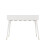 (White) White Vanity Table with 2 Drawers, 100x40x76cm 15