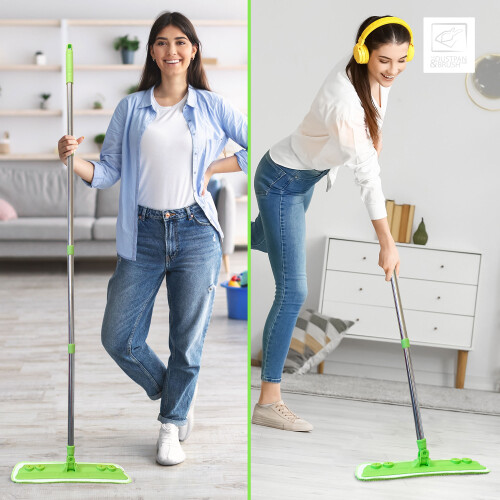 Microfibre Floor Mop with Washable Cleaning Pad 1