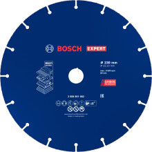 Multifunctionele snijschijf - Multiwheel Xlock Expert - 230 mm - Wolfraamcarbide - Snelle Xlock montage