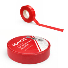 Status: IONOS Red PVC Tape (33 metres) / fire resistant, multisurface / IONPVCRED1PKX12