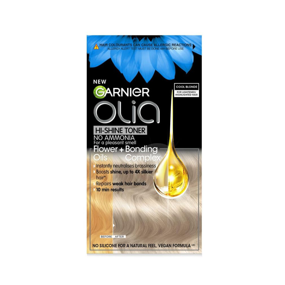 Garnier Olia Hi-Shine Toner 10.01 Platinum Blonde - Image 3