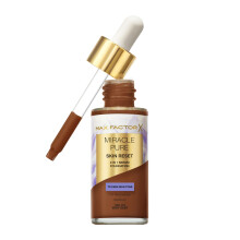 Max Factor Miracle Pure Skin Reset Serum Foundation 100-110 Very Deep, 2-in-1 Serum Formula, Healthy Looking Skin, Medium Coverage