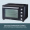 Cooks Professional Cooks Professional 34L Mini Oven with 2 Ceramic Hobs | Black / Silver 4