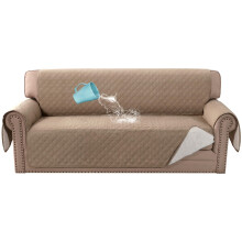 BellaHills 100% Waterproof Sofa Covers 4 Seater Oversized Sofa Cover Extra Large Sofa Slipcovers Non-Slip Sofa Cover with Elastic Straps