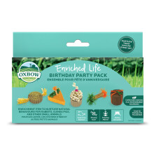 Oxbow Enriched Life Birthday Party Pack. Small animal enrichment toy