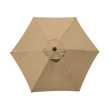 Replacement Parasol Canopy, Parasol Umbrella Replacement Cover Anti-Ultraviolet Polyester Fabric Waterproof Washable Patio Umbrella Parasol Cover for