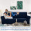 MAXIJIN New Jacquard Extra Large Sofa Covers for 3 or 4 Seater 2