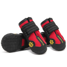 Truelove Dog Boots Waterproof Dog Shoes with Reflective Straps for Small Medium Large Dog Outdoor