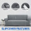 MAXIJIN New Jacquard Extra Large Sofa Covers for 3 or 4 Seater 3