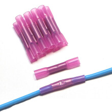 20 Pieces Heat Shrink Butt Connectors Kit,22-16 AWG Waterproof Cable Connector BHT1.25,Wire Crimp Terminals Butt Splices,Insulated Electrical Wire