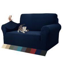 MAXIJIN New Jacquard Sofa Covers for 2 Seater, Super Stretch Non Slip Love Seat Couch Cover for Dogs Pet Friendly Elastic Furniture Protector