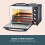 Cooks Professional Cooks Professional 34L Mini Oven with 2 Hobs | Black / Copper 4