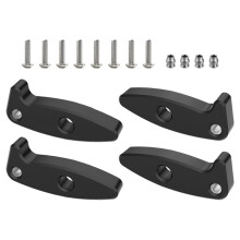 Kit di Estensione Flessibile In Lega di Alluminio con Alta Articolazione e Clearance per Lame Flessibili per Crawler RC 1/30 per Axial SCX30 A