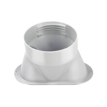 Portable Air Conditioner Hose Adapter Flat Window Tube Coupler Air Conditioner Exhaust Hose Coupler for 130mm Diameter