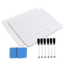 9x12 Inch Whiteboard, Twee Borden Per Verpakking, Geschikt voor Thuis, Kantoor, Klaslokaal en Andere Plaatsen, Studenten Whiteboard