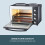 Cooks Professional Cooks Professional 34L Mini Oven with 2 Hobs | Black / Silver 4