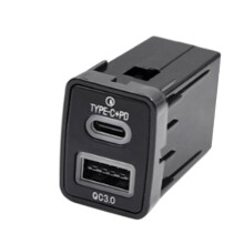 Car Charger Type-C PD USB QC3.0 Charger Phone Charging Adapter for Sylphy X-Trail Altima Murano Tiida Navara
