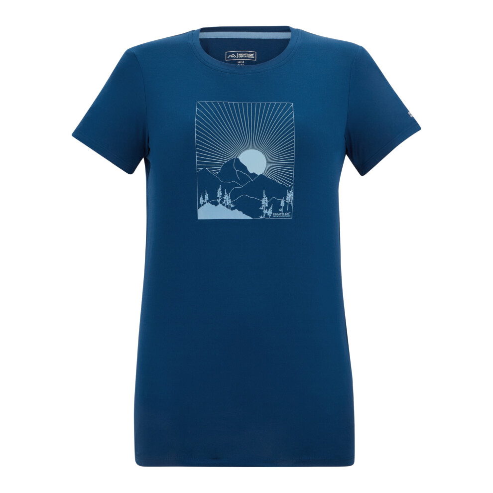 Regatta Womens/Ladies Fingal Moon Mountain Stretch T-Shirt