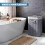 GEEZY GEEZY Bamboo Laundry Basket with Lid Collapsible Washing Laundry Hamper Bin Grey 48L 7