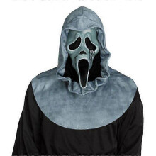 (F) Dead By Daylight Ghost Face Aged Scream Masks Bleeding Adult Skull Horror Shroud Headgear
