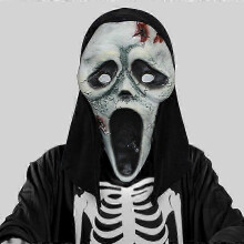(J) Dead By Daylight Ghost Face Aged Scream Masks Bleeding Adult Skull Horror Shroud Headgear