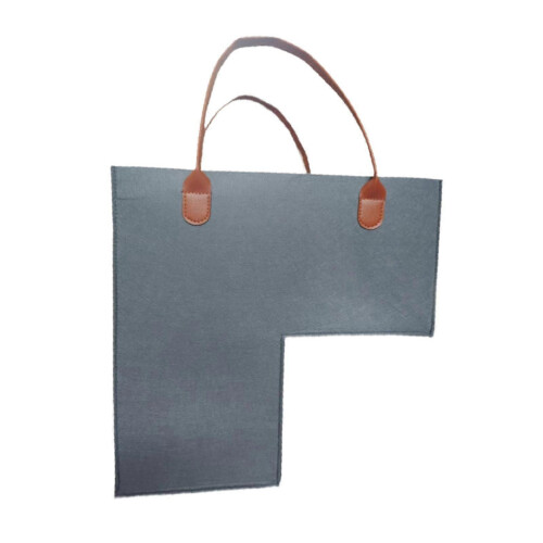 (Gray) Foldable Premium Stair Step Basket Organizer for Stair Storage