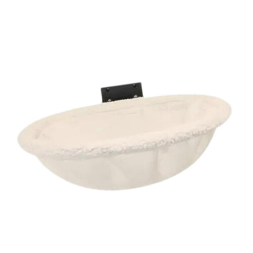 (White) Wall Mounted Cat Hammock Bed Foldable Stable Feline Shelf Perch