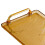 (amber medium) Serviertablett aus Holz mit Griff für Tee, Kaffee, Make-up, dekorative Ablagefläche 4