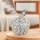 (Apples Silver) Kunstig fruktfigurstatue Hjemmedekor Samleobjektskulptur 2