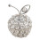 (Apples Silver) Kunstig fruktfigurstatue Hjemmedekor Samleobjektskulptur 3