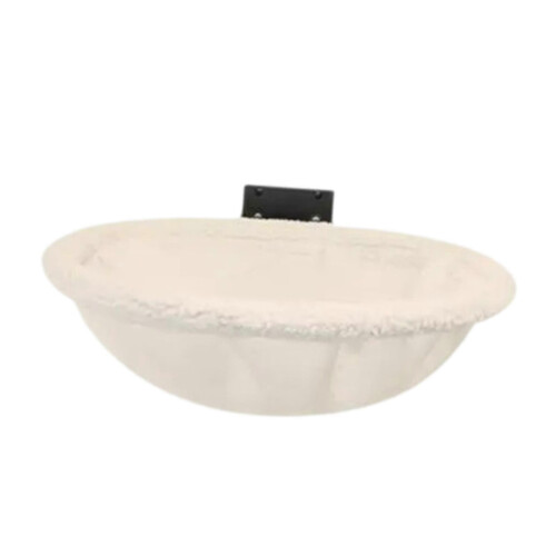 (White) Wall Mounted Cat Hammock Bed Foldable Stable Feline Shelf Perch 1