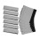 (Gray) 12 Pack Reusable Pool Cover Spring Sleeve Protectors 2