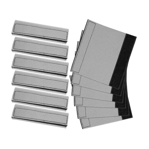 (Gray) 12 Pack Reusable Pool Cover Spring Sleeve Protectors 1