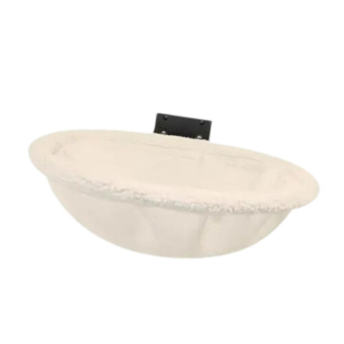 (White) Wall Mounted Cat Hammock Bed Foldable Stable Feline Shelf Perch 2