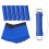 (Blue) 12 Pack Reusable Pool Cover Spring Sleeve Protectors 4