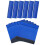 (Blue) 12 Pack Reusable Pool Cover Spring Sleeve Protectors 5
