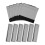 (Gray) 12 Pack Reusable Pool Cover Spring Sleeve Protectors 4