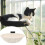 (White) Wall Mounted Cat Hammock Bed Foldable Stable Feline Shelf Perch 5