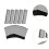(Gray) 12 Pack Reusable Pool Cover Spring Sleeve Protectors 5