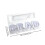 (White) Graduation Celebration Flower Gift Box See-Through Window GRAD Letter Design 4