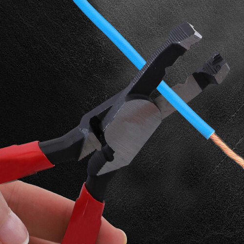 (Red) Heavy Duty Screw Extractor Pliers Remove Stripped Broken Screws 1