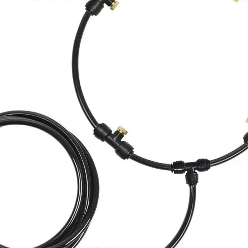 (16inch) Utendørs mistingviftesett vannkjølesystem for terrassehage mistspray 2