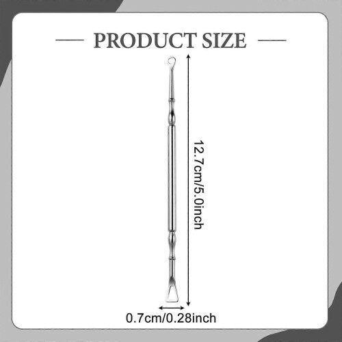 (Style C) Portable Double Head Blackhead Removal Salon Extractor Tool 2