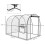 Polytunnel Greenhouse 3x2x2m with Steel Frame 3