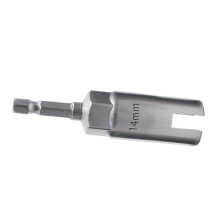 (80mmx14mm) Outil de perçage à fente avec embout papillon électrique de 6,35 mm (1/4 pouce)