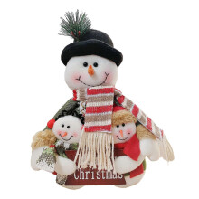 (Snowman) Lovely Multifunctional Plush Stuffed Animal Doll Christmas Figurine Festival Toy