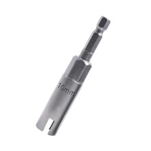 (80mmx10mm) Outil de perçage à fente avec embout papillon électrique de 6,35 mm (1/4 pouce)