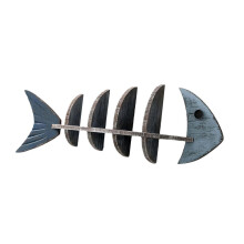 (Pointed) Beach Themed Unique Fishbone Shape Wall Shelf Easy to Use House Decor