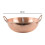 (36cm) Copper Cookware Pot with Double Handles Elegant Fry Pan Copper Jam Pot 5